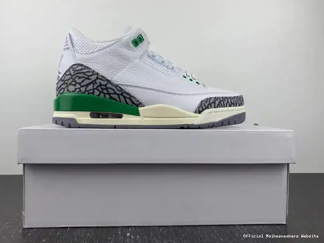 Official Maikesneakers Jordan Green CK9246-136 (W) Retro 3 Lucky 0504